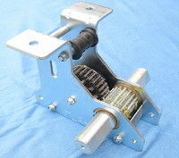 giá đỡ xoắn ốc và bánh răng, A - bánh răng loại thép cho hệ thống che nhà kính