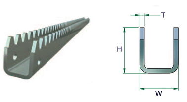 30mm cao thẳng giá nhà kính và bánh răng, thép liên tục thông gió giá