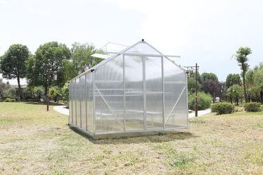 Đôi cửa trượt, chống thấm nước Kits Sở thích Greenhouse Với Frame 1.5mm nhôm