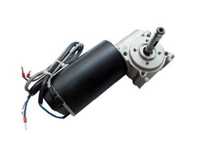 DC động cơ bánh cho trượt Cửa Motor, màu đen với bộ mã hóa 24VDC 100W