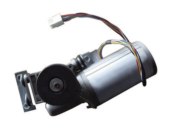 Motor + DC cho hệ thống cửa tự động, sơn màu da cam, 24VDC 65W 4200RPM