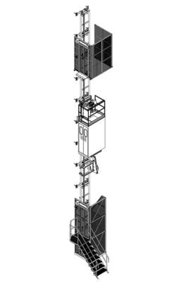 12/18/24 chỗ Kệ Và Pinion tời cho trang web Xây dựng 300kg 500kg 750kg