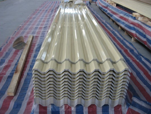 Hình thang Prepainted lợp tấm, Thép mạ kẽm Tấm Tấm chống ăn mòn