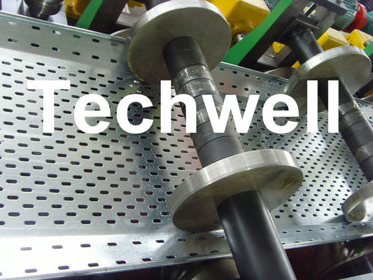 Hot - Dip mạ thép dải cáp sơ, Cable Tray Roll Forming Machine TW-CBT300
