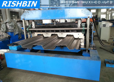 Thép mạ kẽm Tấm sàn Roll Hình thành Máy móc