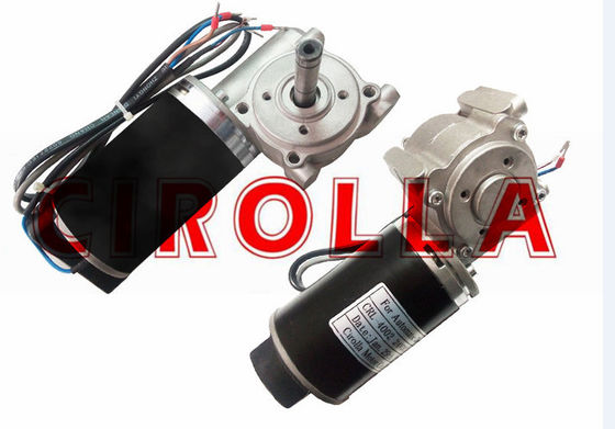 60W 24V Low Noise Cọ Gear Motor cho Auto Sliding Door 1 tín hiệu, 40 xung Honeywell Bộ mã hóa