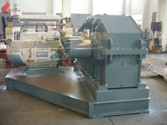 Φ610 x1830mm Hai cuộn Trộn mở Mill Với bánh răng nối truyền