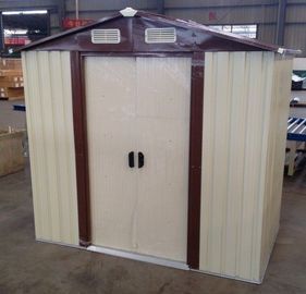 10x12 &#39;Prefab Apex kim loại Vườn lưu trữ Shed Với cửa trượt