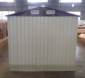 10x12 &#39;Prefab Apex kim loại Vườn lưu trữ Shed Với cửa trượt