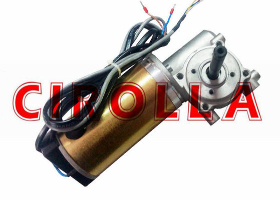 Màu vàng Động cơ cửa trượt tự động tải nặng / Động cơ bánh răng DC với bộ mã hóa 100W 24VDC